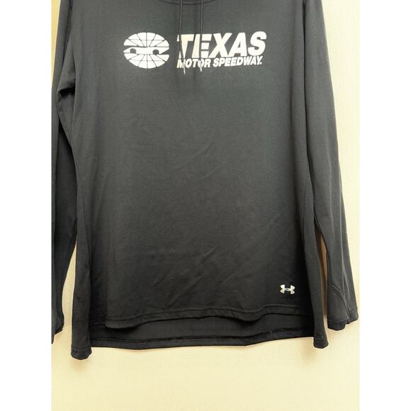 Texas Motor Speedway Under Armour All Season Gear Black Pullover Hoodie Sz L - Picture 3 of 14